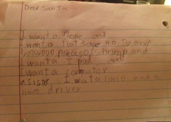 Draga Mosule Ce Contine Lista De Cadouri De Craciun A Acestei Fetite Pe Langa Un Iphone Ipad Si Un Pc