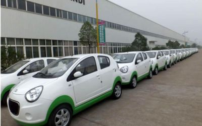 Masini electrice de inchiriat cu ora, in China