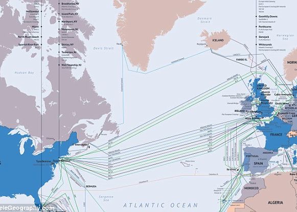 Sistemul Nervos Al Pamantului Consta Intr O Retea De Cabluri Subacvatice Care Sustin Traficul De Internet