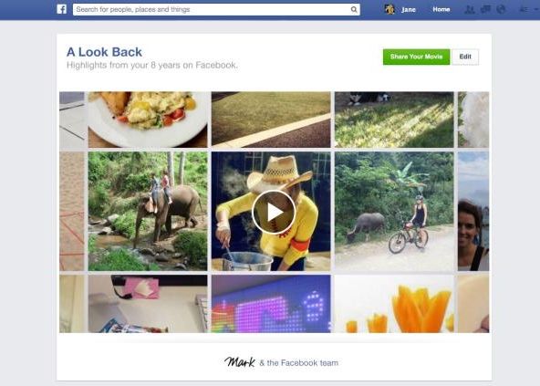 Cadou De La Facebook Pentru Fiecare Utilizator In Parte Filmuletul Momentelor Tale Pe Facebook