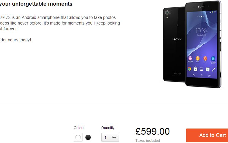 Sony Xperia Z2 Pret Destul De Mare Cat Va Costa Noul Smartphone