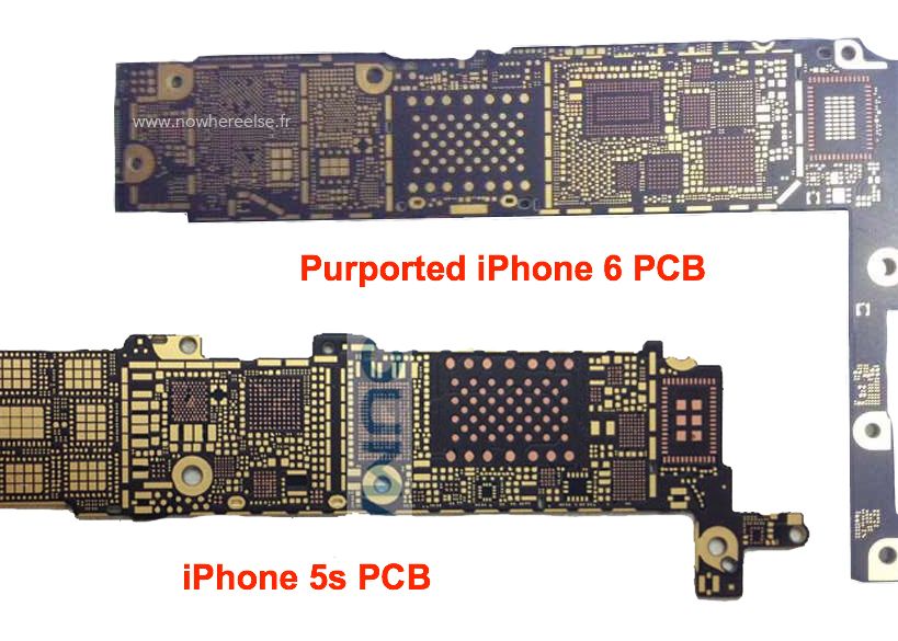 Iphone 6 Cu Nfc Si Ecran Mai Mare Placa De Baza A Telefonului A Aparut Pe Internet
