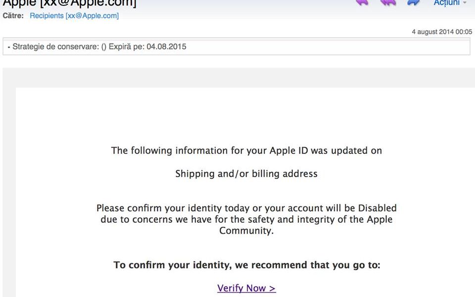 Alerta In Cazul Utilizatorilor De Iphone Ce Trebuie Sa Stii Despre Mailul Care Iti Cere Sa Ti Verifici