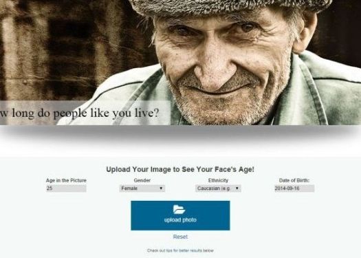 Un Site Pe Care Incarci O Poza Iti Spune Cat De Mult Vei Trai