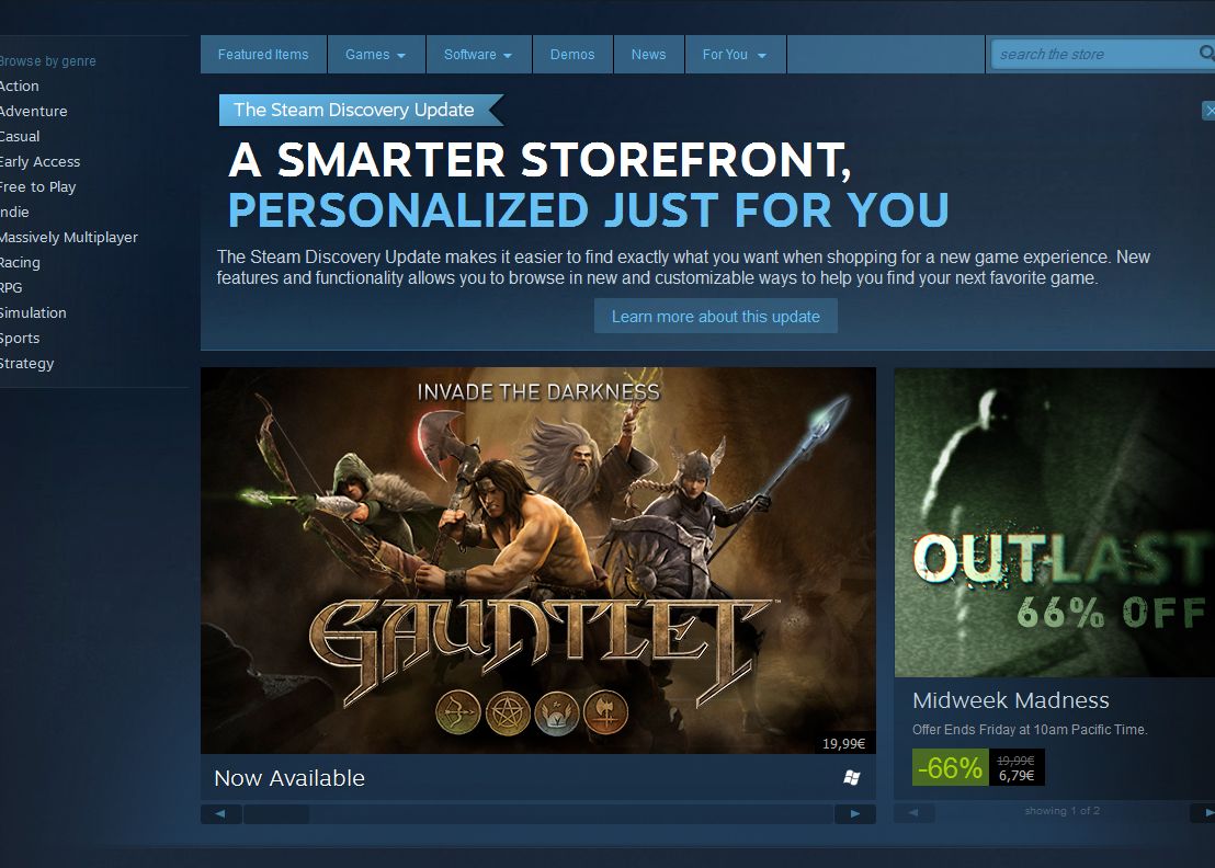 Acum poti gasi mai usor reduceri bune la jocurile de pe Steam Acum Poti Gasi Mai Usor Reduceri Bune La Jocurile De Pe Steam