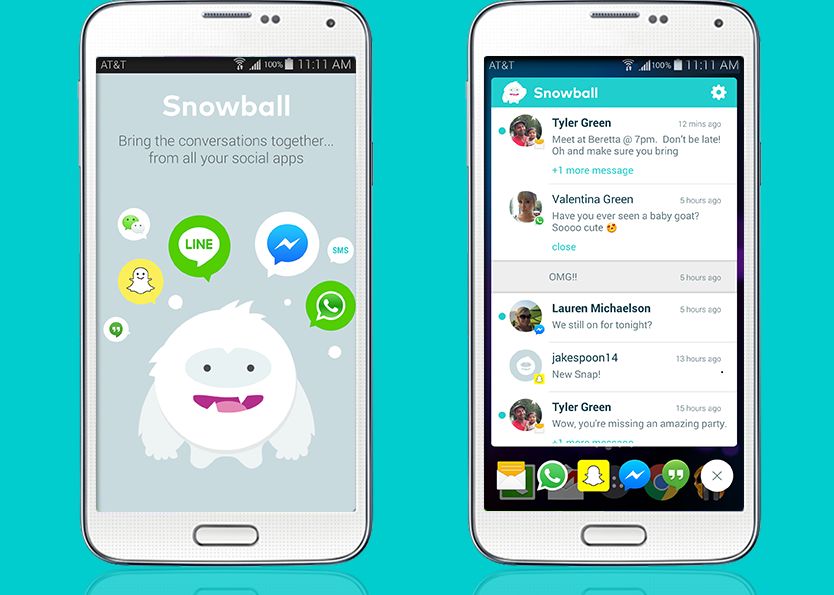 Snowball, aplicatia care combina mesajele intr-un singur inbox Snowball Aplicatia Care Combina Mesajele Intr Un Singur Inbox