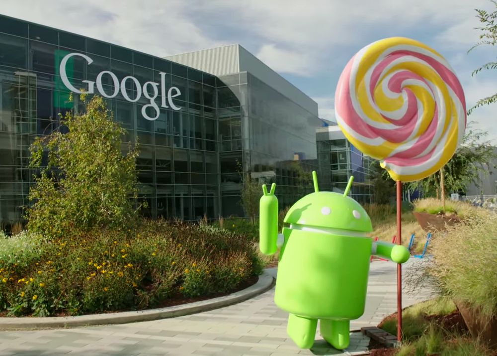 Android 5 Lollipop A Primit Propria Statuie In Fata Sediului Google
