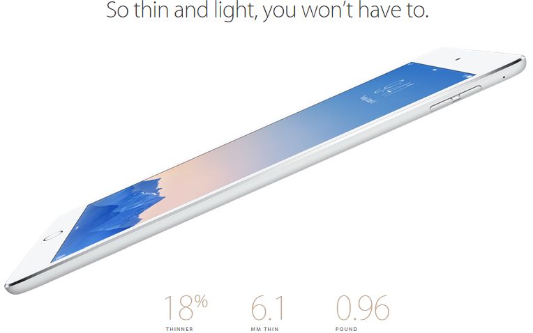 Apple anunta iPad Air 2, iPad mini 3. Prima e subtire si rapida, a doua e aproape identica cu iPad mini 2 Apple Anunta Ipad Air 2 Ipad Mini 3 Tabletele Sunt Mai Performante Si Mai Subtiri