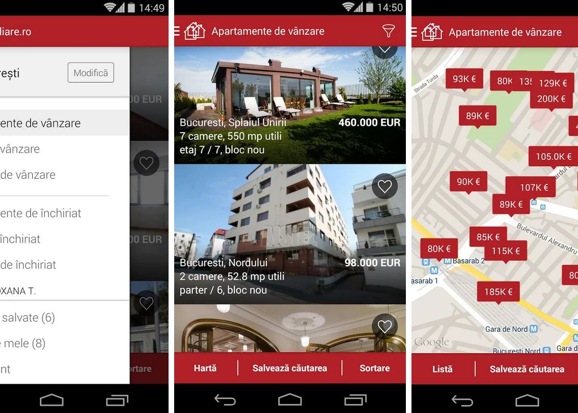 Aplicatia Care Te Ajuta Sa Cauti Direct Pe Harta Apartamente De Inchiriat Sau Cumparat