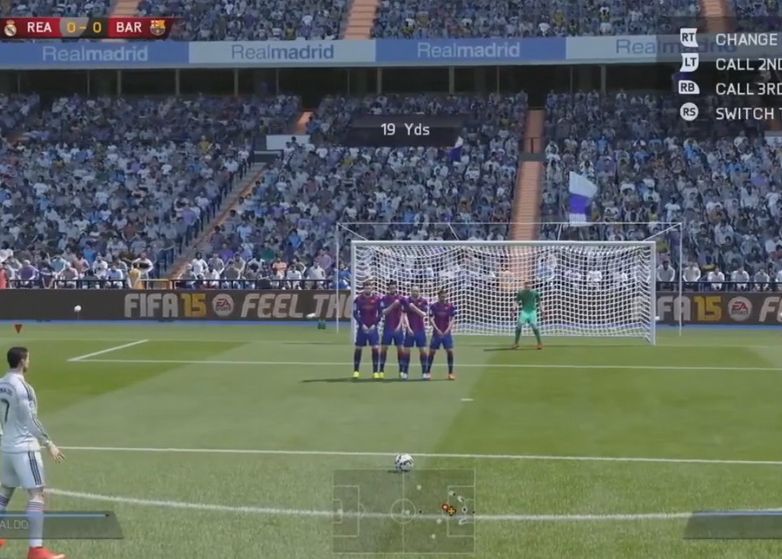 Probabil cel mai frumos gol din lovitura libera la FIFA 15 pe care l-ai vazut Probabil Cel Mai Frumos Gol Din Lovitura Libera La Fifa 15 Pe Care L Ai Vazut