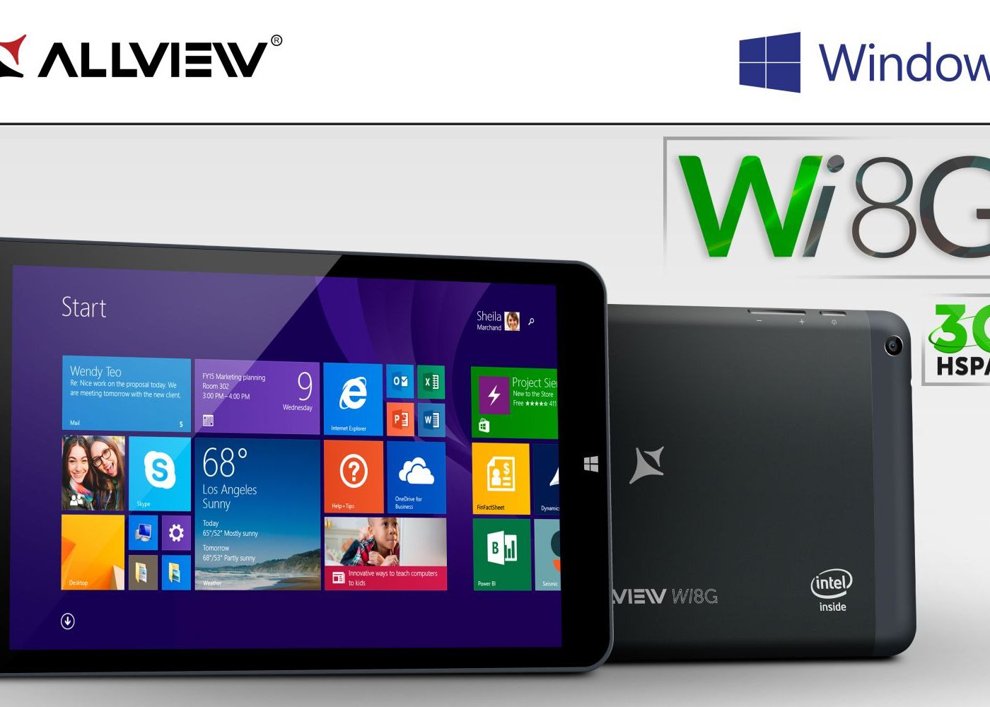 Allview Wi8G. Brasovenii lanseaza o tableta cu 3G si Windows 8 Allview Wi8g Brasovenii Lanseaza O Tableta Cu 3g Si Windows 8