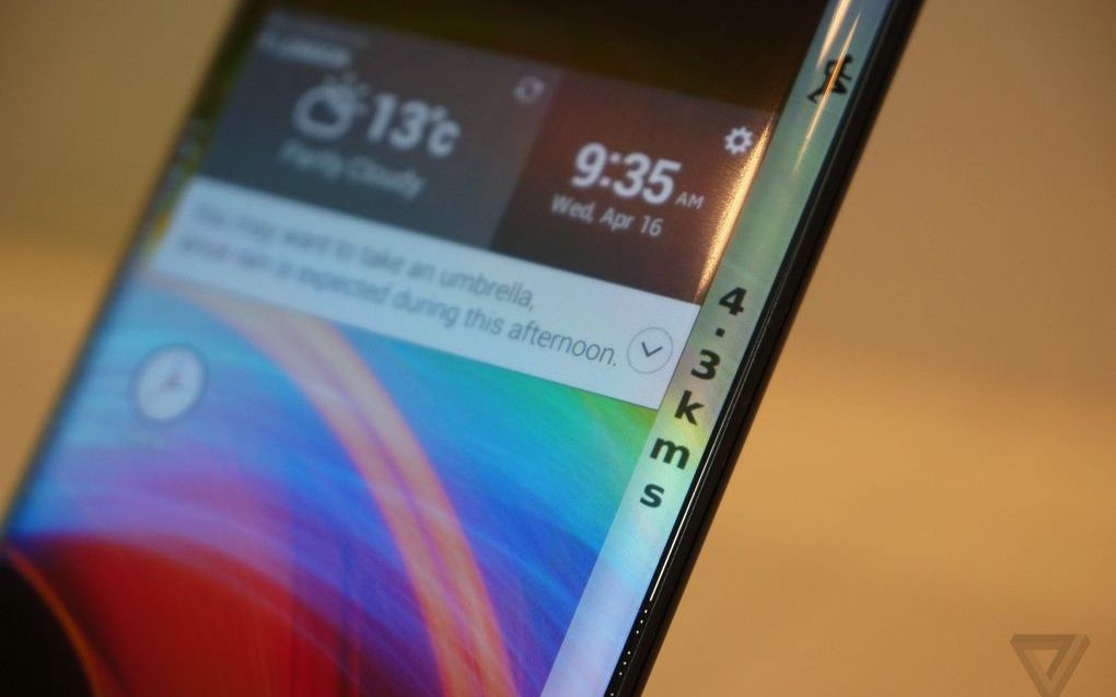 Replica La Inovatia Adusa De Samsung Note Edge Lg A Prezentat Telefonul Prelungit Pe Ambele Parti Laterale