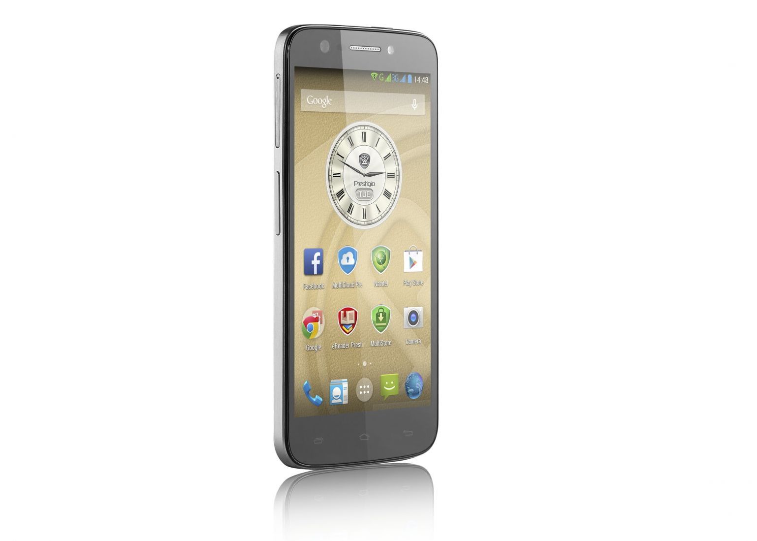 Prestigio MultiPhone 5550 DUO Prestigio Multiphone 5550 Duo Lansat Telefonul Rezista Mai Multe Zile La O Singura Incarcare