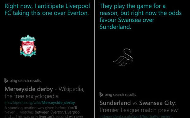 Cortana A Dezvaluit Rezultatele A Doua Derby Uri Importante Din Weekend
