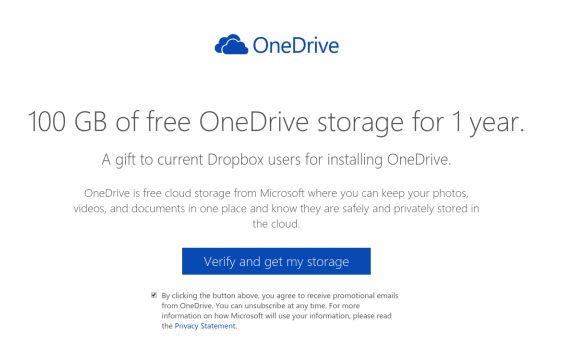 Oferta De Nerefuzat De La Microsoft 100 Gb Spatiu Gratuit De Stocare In Cloud