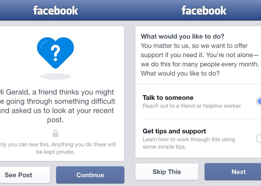 Facebook va lansa o noua functie pentru a preveni sinuciderile. Cum poti cere ajutor Facebook Va Lansa O Noua Functie Pentru A Preveni Sinuciderile