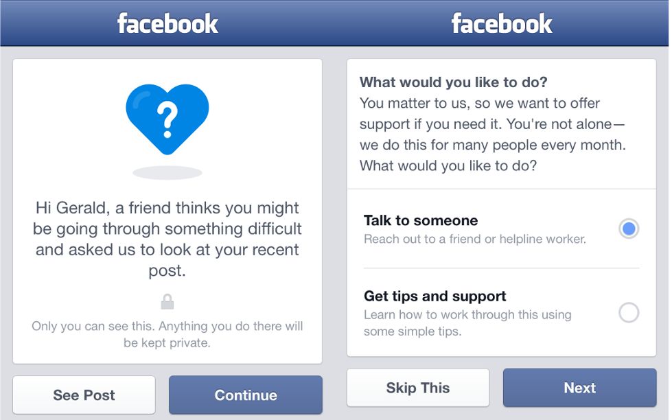 Facebook va lansa o noua functie pentru a preveni sinuciderile. Cum poti cere ajutor Facebook Va Lansa O Noua Functie Pentru A Preveni Sinuciderile