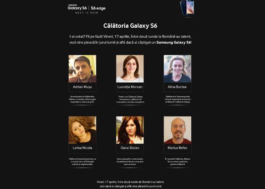 P Castiga Un Galaxy S6 Alege Eroul Calatoriei Samsung Lifestyle Transformation