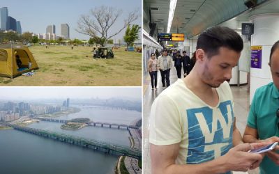 Calatoria Galaxy S6 a ajuns in orasul unde masinile stau iar Internetul alearga. Trepte de viteza in Seul