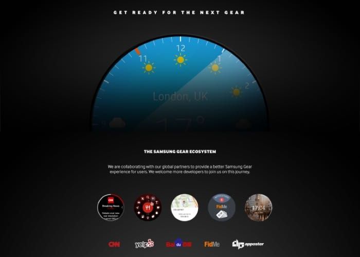 Samsung Va Lansa Noul Smartwatch Gear In Toamna