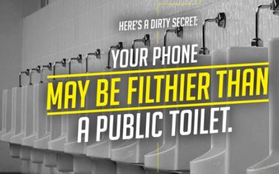 Cea mai ofensiva promovare a unui smartphone: Telefonul tau ar putea fi mai murdar decat un WC public!