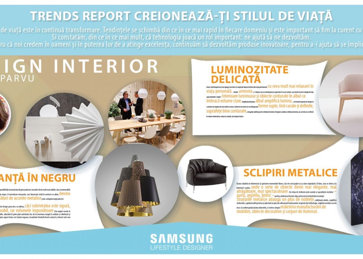 Samsung Romania lanseaza primul Trends Report Lifestyle Designer Samsung Romania Lanseaza Primul Trends Report Lifestyle Designer