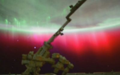 Imagini superbe din spatiu! Un astronaut a surprins aurora boreala de pe Statia Spatiala Internationala. Video