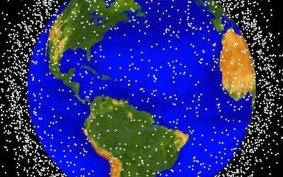Terra e inconjurata de gunoaie. Cat de multe resturi plutesc pe orbita