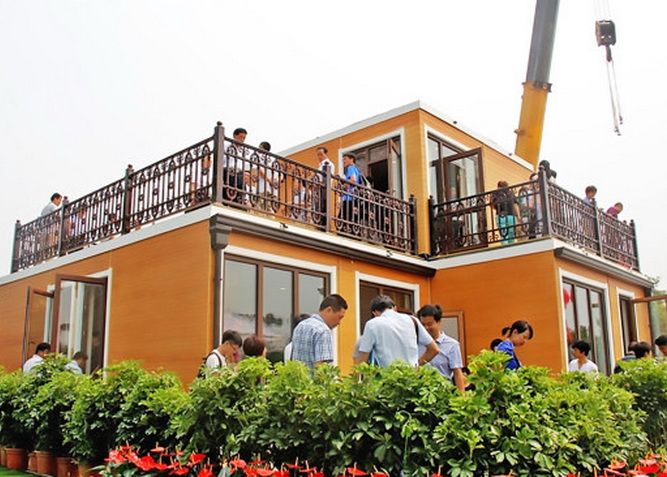 Casa aceasta este iesita din comun! Cum a putut sa fie asamblata in doar 3 ore Casa Aceasta Este Unica Cum A Putut Sa Fie Asamblata In Doar 3 Ore