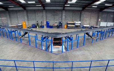 Cum arata primul avionul solar construit de Facebook. VIDEO