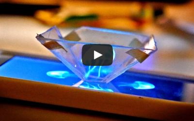 Orice smartphone poate de acum sa proiecteze holograme! Inventia care va transforma totul VIDEO