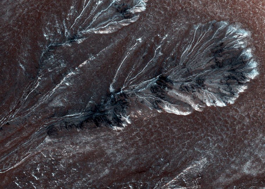 Asa Arata Iarna Pe Marte Nasa Publica O Superimagine Realizata Anul Acesta