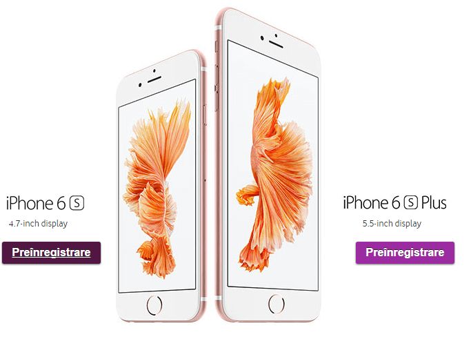 Iphone 6s Si 6s Plus In Oferta Vodafone Orange Si Telekom Telefoanele Pot Fi Precomandate De Vineri