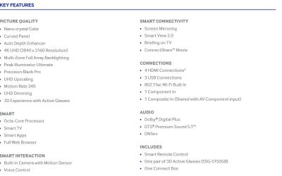Review Samsung SUHD. Televizorul care aduce cinematograful in sufrageria ta