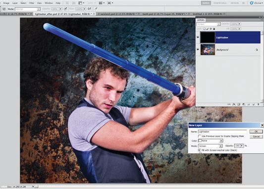 In Photoshop Sabie Laser Sa Creezi Usor Este Pasii Sa I Afli Acum Poti