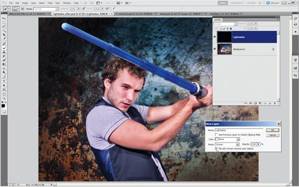 In Photoshop Sabie Laser Sa Creezi Usor Este Pasii Sa I Afli Acum Poti