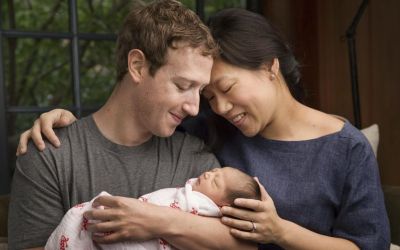 Poza cea mai tare de pe net asta este! In ziua Star Wars, Mark Zuckerberg copilul asa l-a imbracat