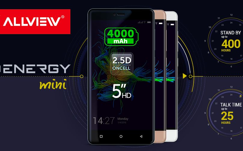 P8 Energy Mini Primul Telefon Allview Cu Sticla 2 5d Are Baterie Mare Care Se Incarca Rapid Cat Costa