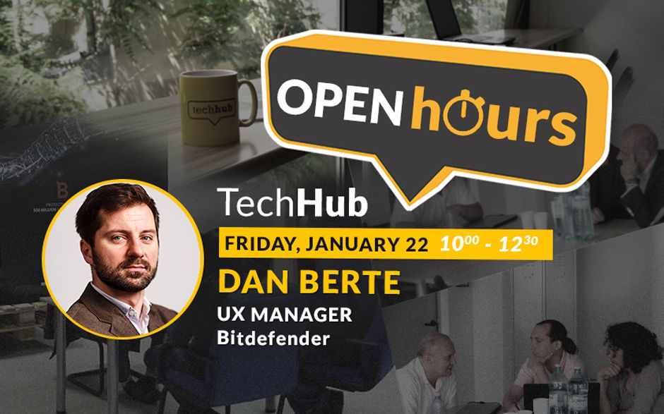 TechHub Bucharest Open Hours: Sesiuni gratuite de mentorat cu profesionisti consacrati din industrie pentru startup-urile tech Techhub Bucharest Open Hours Sesiuni Gratuite De Mentorat Cu Profesionisti Consacrati Din Industrie Pentru