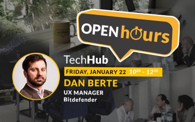 TechHub Bucharest Open Hours: Sesiuni gratuite de mentorat cu profesionisti consacrati din industrie pentru startup-urile tech