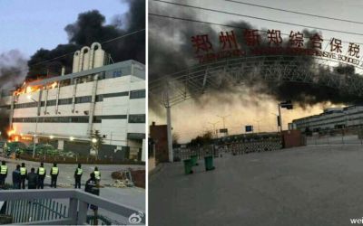 Incendiu la principala fabrica Apple! 70% dintre iPhone-uri sunt create aici