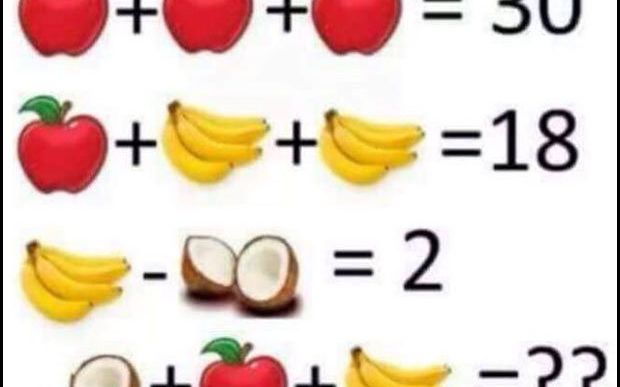 Problema de matematica pe care foarte putini o rezolva din prima! Care este rezultatul corect Problema De Matematica Pe Care Foarte Putini O Rezolva Din Prima Care Este Rezultatul Corect