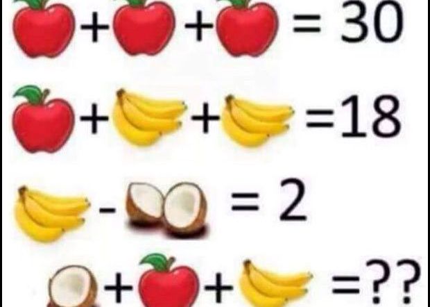 Problema de matematica pe care foarte putini o rezolva din prima! Care este rezultatul corect Problema De Matematica Pe Care Foarte Putini O Rezolva Din Prima Care Este Rezultatul Corect