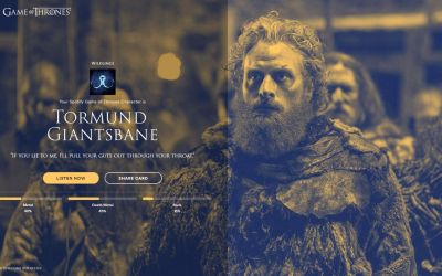 Jocul propus de una dintre cele mai cunoscute aplicatii. Ce personaj din Game of Thrones esti in functie de muzica pe care o asculti