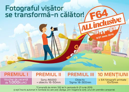 F64 te trimite in vacanta all-inclusive vara aceasta! F64 Te Trimite In Vacanta All Inclusive Vara Aceasta