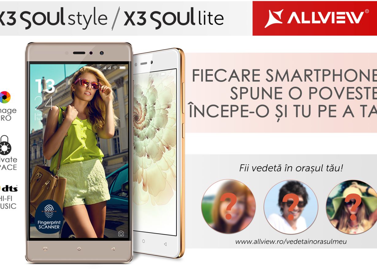Allview Lanseaza X3 Soul Style Si X3 Soul Lite Cat Costa Cele 2 Telefoane