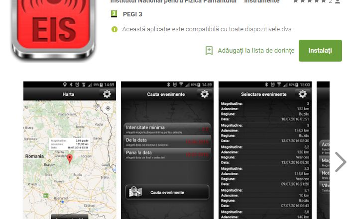 L Ai Simtit O Noua Aplicatie Ofera Informatii Despre Cutremurele Din Romania