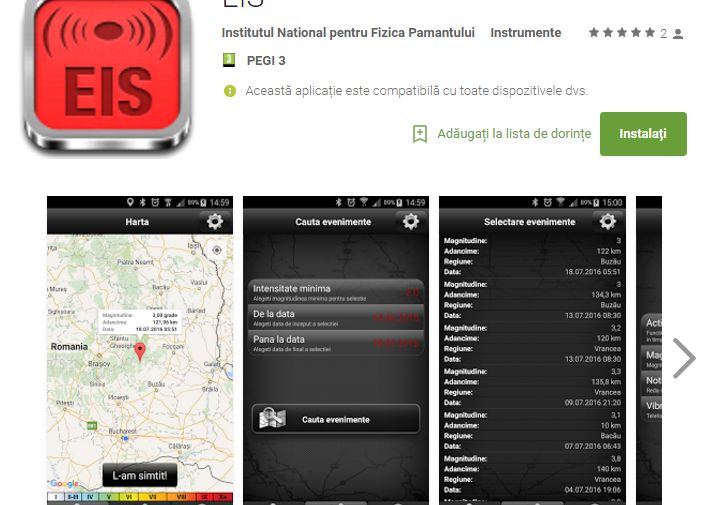 L Ai Simtit O Noua Aplicatie Ofera Informatii Despre Cutremurele Din Romania