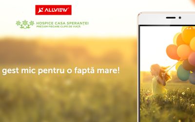 Allview lanseaza impreuna cu HOSPICE Casa Sperantei campania ”Un gest mic pentru o fapta mare”