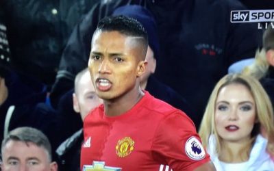 Imaginea din timpul meciului Everton - Man United care a devenit virala pe internet